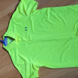 Under Armour gold shirt